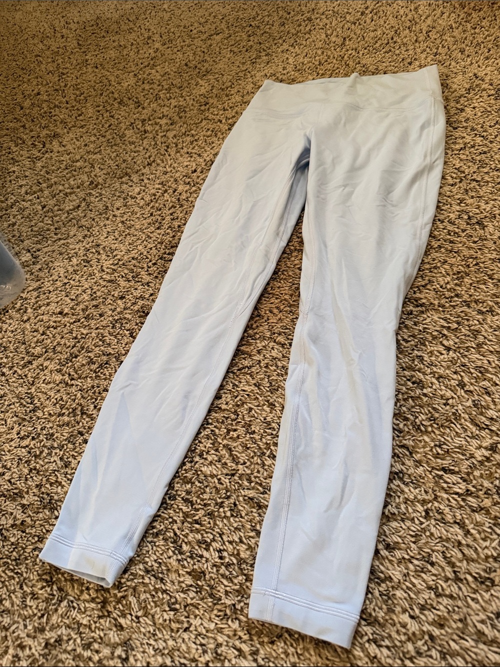 lululemon athletica align high rise 28" tight in light blue/gray